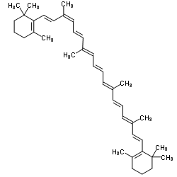 9-顺式-β,β-胡萝卜素 结构式