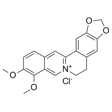 盐酸小檗碱 结构式