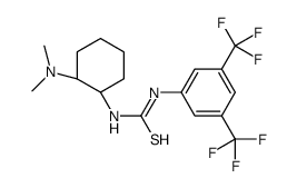 1-[3,5-双(三氟甲基)苯基]-3-[(1S,2S)-(+)-2-(二甲基氨基)环己烷]硫脲 结构式