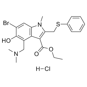 盐酸阿比朵尔 结构式
