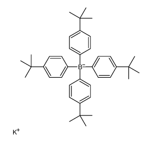 四(4-叔丁苯基)硼酸钾 结构式