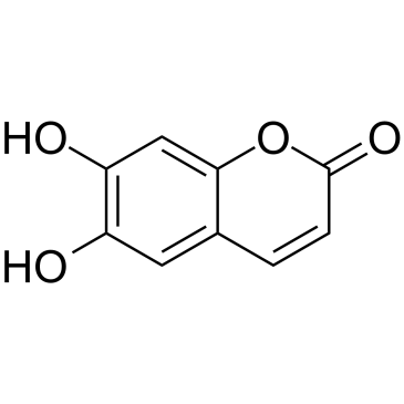 6,7-二羟基香豆素 结构式