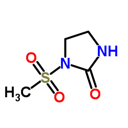 1-甲磺酰基-2-咪唑烷酮 结构式