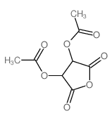 (+)-二乙酰基-L-酒石酸酐 结构式