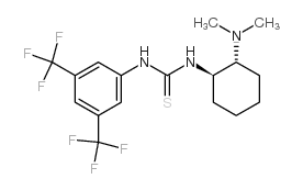 1-[3,5-双(三氟甲基)苯基]-3-[(1R,2R)-(-)-2-(二甲氨基)环己基]硫脲 结构式