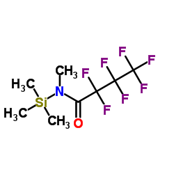 N-甲基-N-三甲基硅烷基七氟丁酰胺 结构式