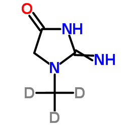 肌酸酐-(甲基-d3) 结构式