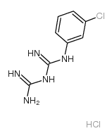 1-(3-氯苯基)双胍盐酸盐 结构式