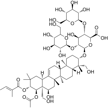 七叶皂苷 结构式