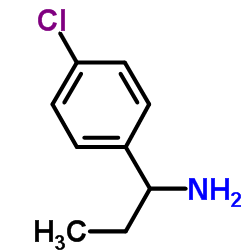 1-(4-氯苯基)-1-丙胺 结构式