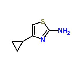 4-环丙基-2-氨基噻唑 结构式