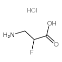 2-氟-β-丙氨酸盐酸盐 结构式