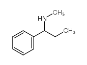 N-甲基-1-苯基丙胺 结构式