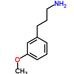3-(3-甲氧基苯基)-1-丙胺 结构式