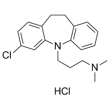 盐酸氯米帕明 结构式