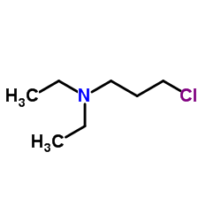 3-氯-1-二乙氨基丙烷 结构式