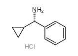 (aS)-alpha-环丙基苯甲胺盐酸盐 结构式