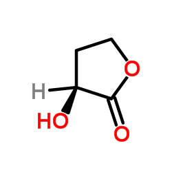 (S)-(-)-α-羟基-γ-丁内酯 结构式