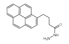 1-芘丁酰肼 结构式