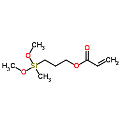 2-丙烯酸3-(二乙氧基甲基甲硅烷基)丙基酯 结构式