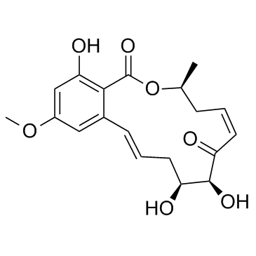 5Z-7-Oxozeaenol 结构式