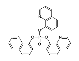 磷酸三(8-喹啉酯) 结构式