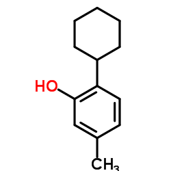 2-环己基-5-甲基苯酚 结构式