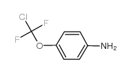 4-氯二氟甲氧基苯胺 结构式