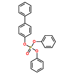 4-联苯氧基磷酸二苯酯 结构式