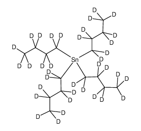 四丁基锡-D36 结构式