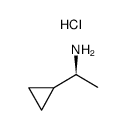 (1S)-1-环丙基乙-1-胺盐酸盐 结构式