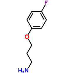 3-(4-氟苯氧基)-1-丙胺 结构式