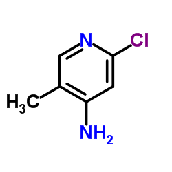2-氯-4-氨基-5-甲基吡啶 结构式
