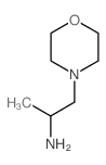 1-甲基-2-吗啉-4-乙胺 结构式