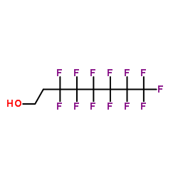 3,3,4,4,5,5,6,6,7,7,8,8,8-十三氟-1-辛醇 结构式