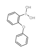 2-苯氧基苯硼酸 结构式