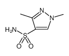 1,3-二甲基-1H-吡唑-4-磺酰胺 结构式