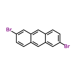 2,6-二溴蒽 结构式