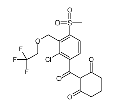 2-{2-氯-4-甲磺酰基-3-[(2,2,2-三氟乙氧基)甲基]苯甲酰基}环己烷-1,3-二酮 结构式
