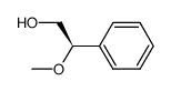 (R)-(-)-2-甲氧基-2-苯乙醇 结构式