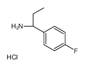 (S)-1-(4-氟苯基)丙胺盐酸盐 结构式