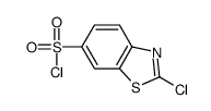 2-氯-1,3-苯并噻唑-6-磺酰氯 结构式