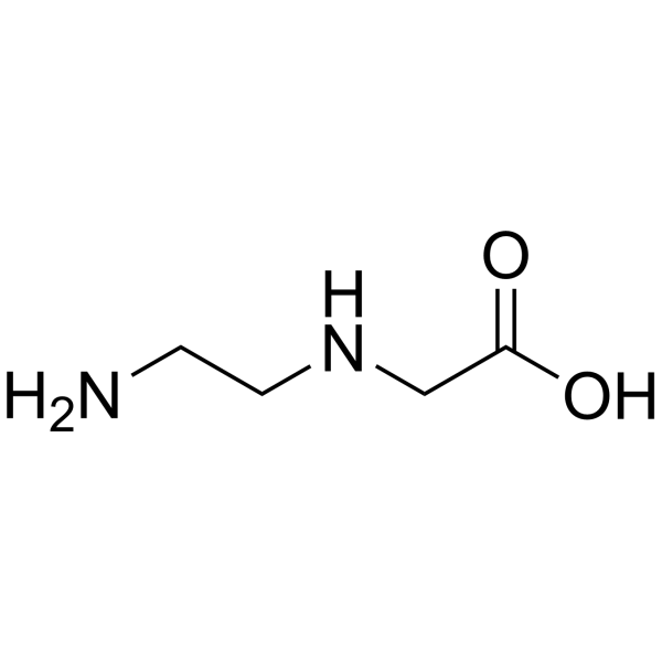 N-(2-氨乙基)甘氨酸 结构式