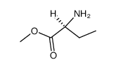 (S)-2-氨基丁酸甲酯 结构式