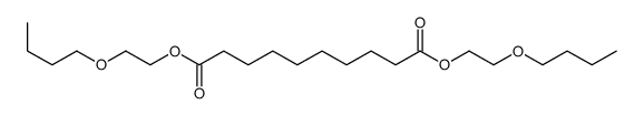 癸二酸双(2-丁氧基乙基)酯 结构式