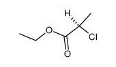 (R)-2-氯丙酸乙酯 结构式