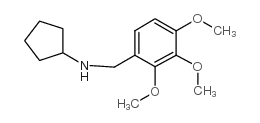环戊基-(2,3,4-三甲氧基-苄基)-胺 结构式