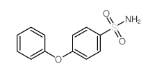 4-苯氧基苯磺酰胺 结构式