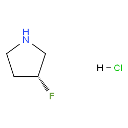 (R)-3-氟吡咯烷盐酸盐 结构式