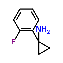1-(2-氟苯基)-环丙胺 结构式